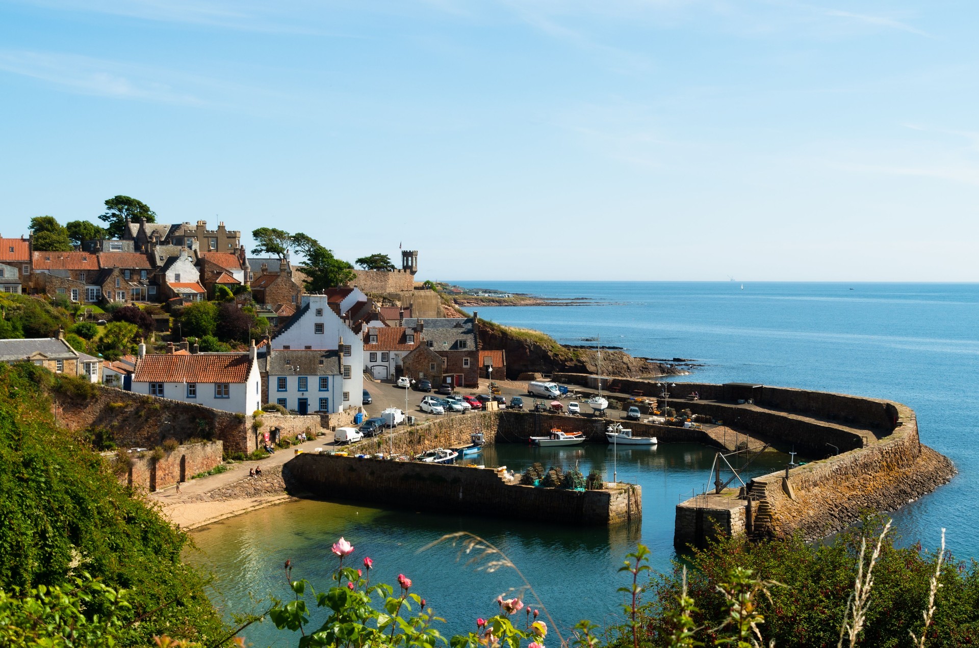 East Neuk of Fife fishing village on a private shore excursion